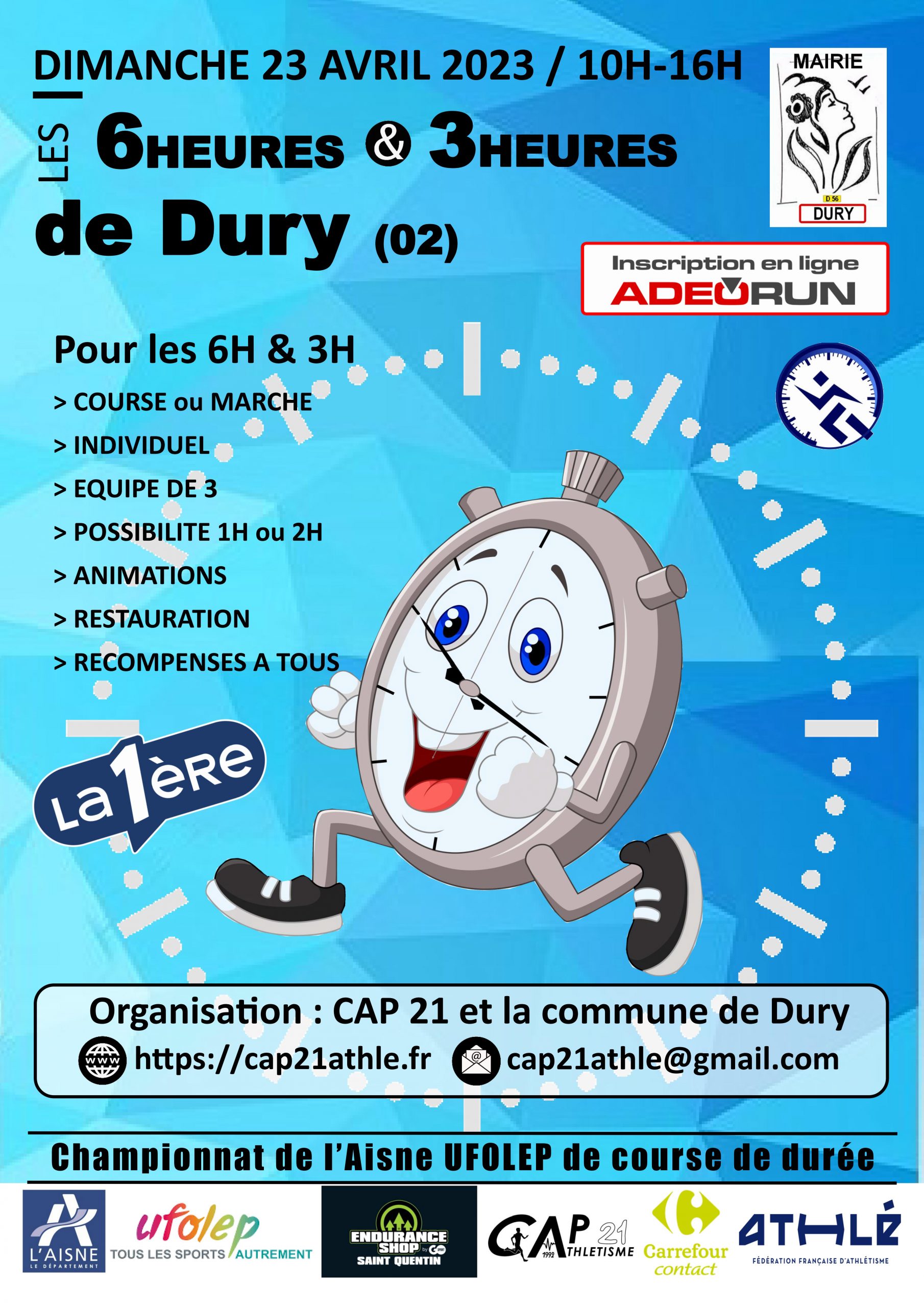 6h et 3h de Dury 6h et 3h de Dury