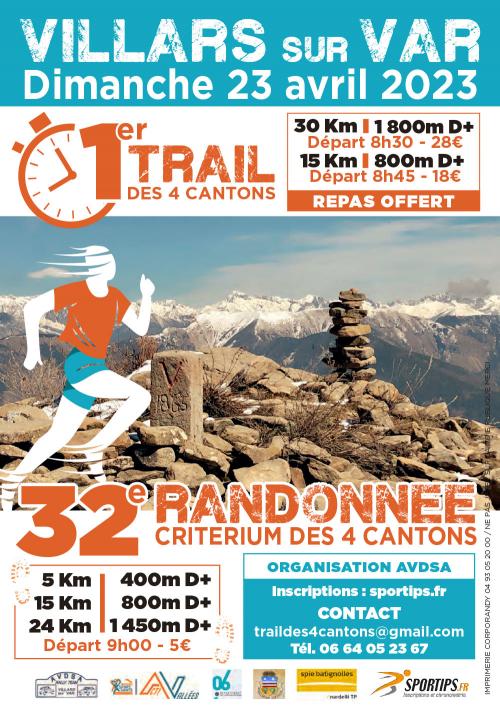 Trail des 4 cantons Trail des 4 cantons