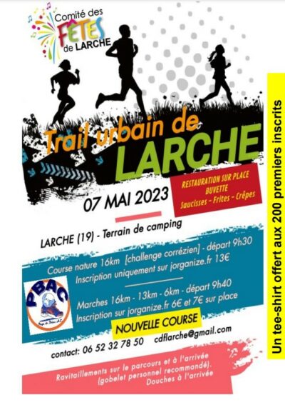 Trail urbain de Larche