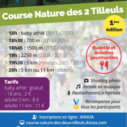 Course nature des 2 Tilleuls