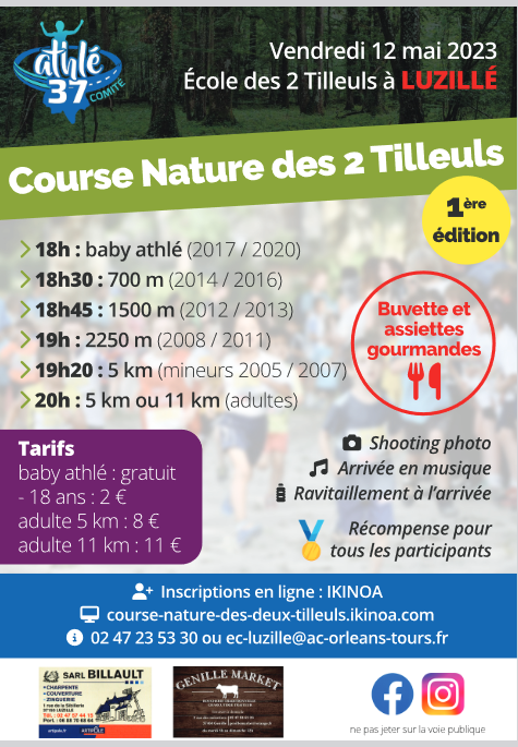 Course nature des 2 Tilleuls Course nature des 2 Tilleuls