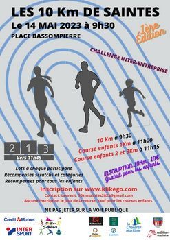 10 km de Saintes