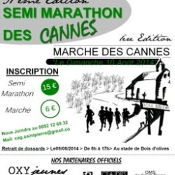 Semi marathon des cannes Saint pierre