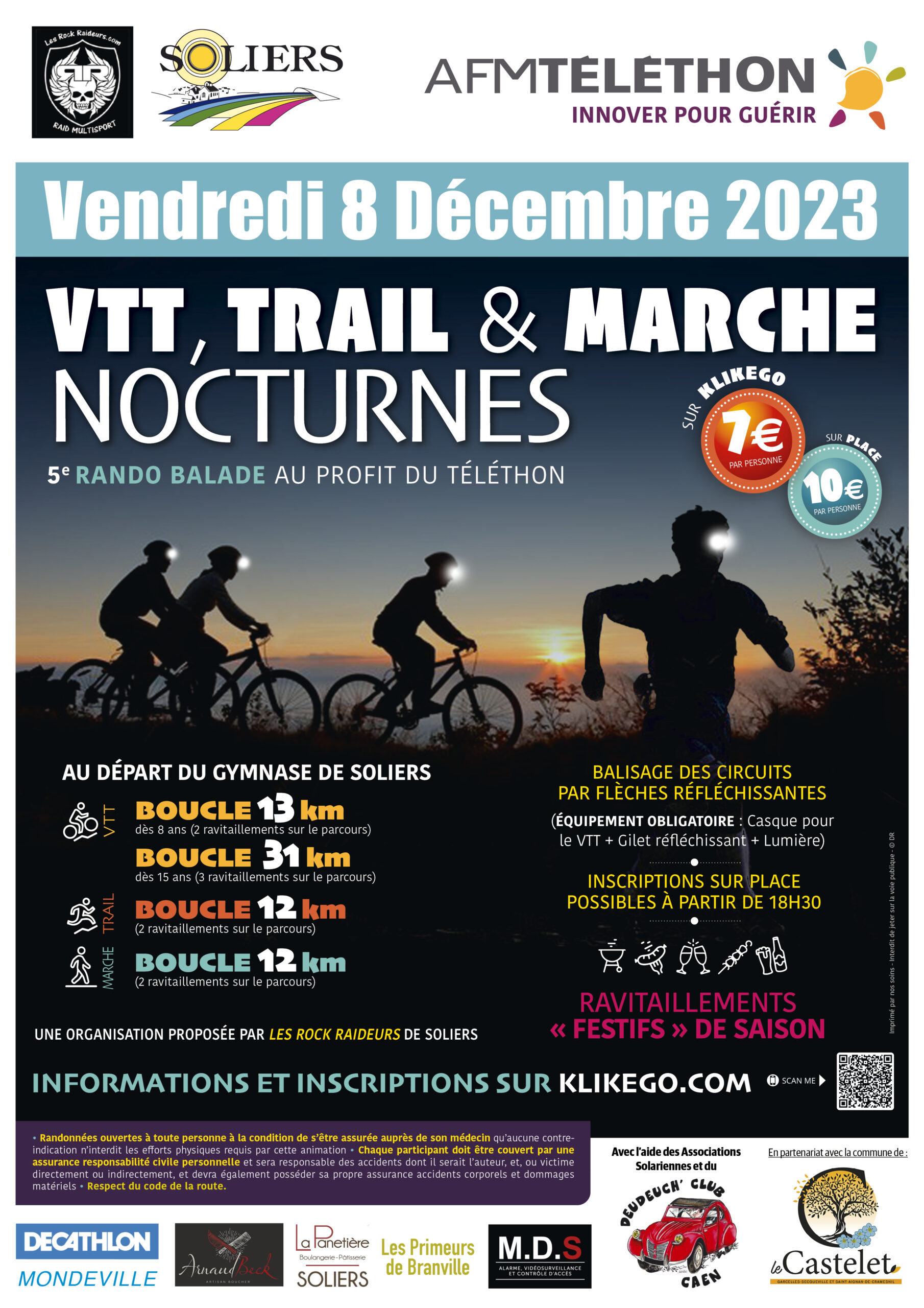 Trail nocturnes - Soliers