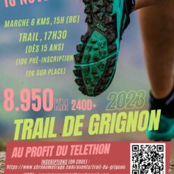 Trail du Telethon - Grignon