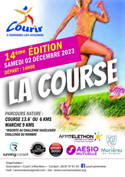 La course - Morieres les avignon