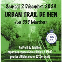 Urbain trail de Gien