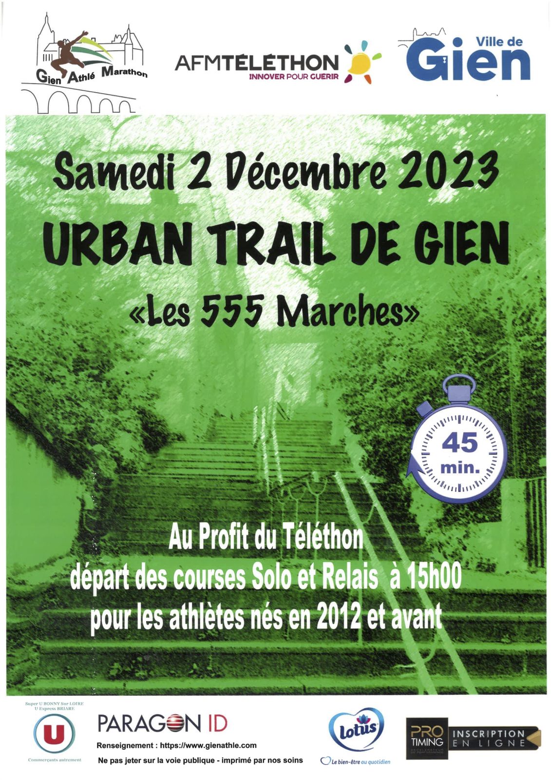 Urbain trail de Gien Urbain trail de Gien