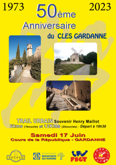 Urban trail de Gardanne souvenir Henry Maillot