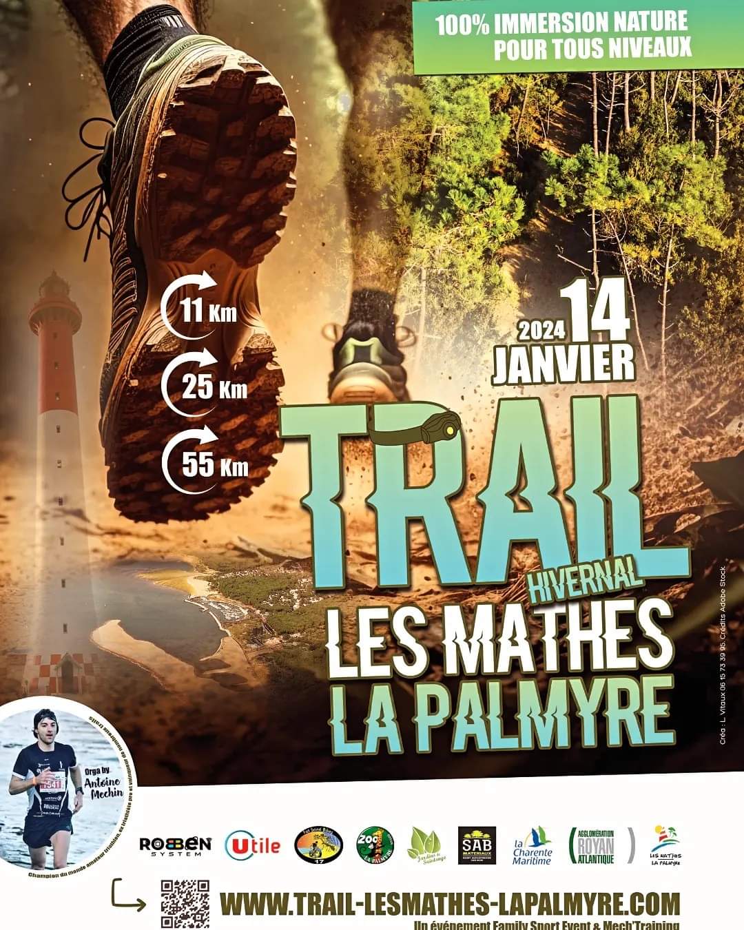 Trail hivernal les Mathes la Palmyre Trail hivernal les Mathes la Palmyre
