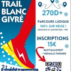 Trail blanc givré - Praz sur Arly