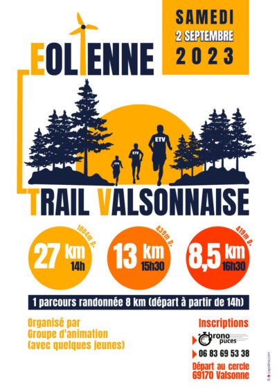 Éolienne trail Valsonnaise