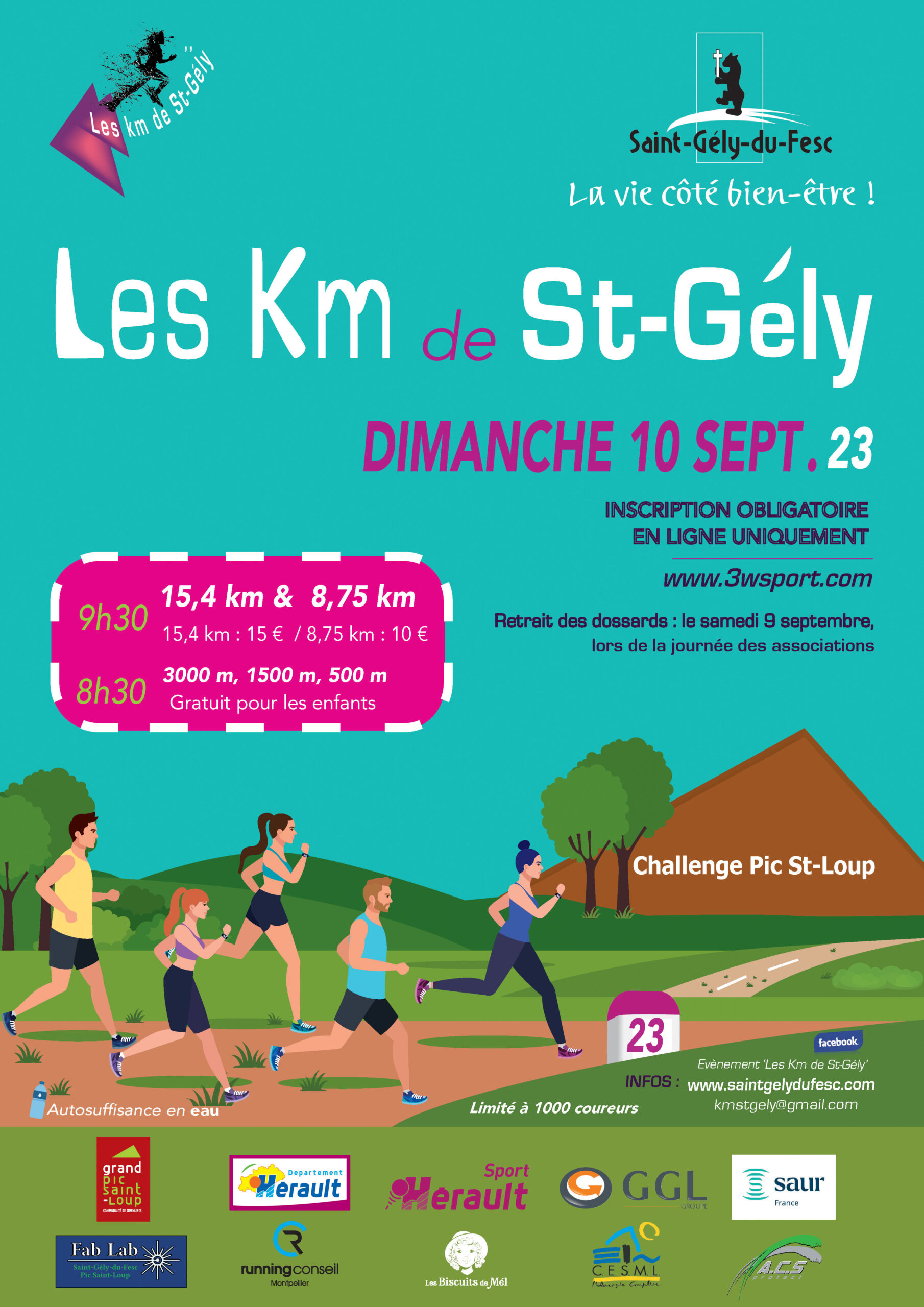 Les Km de St-Gély Les Km de St-Gély