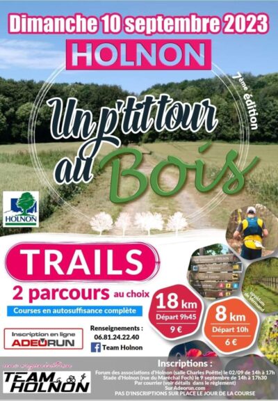 Un ptit tour au bois – Trail Holnon