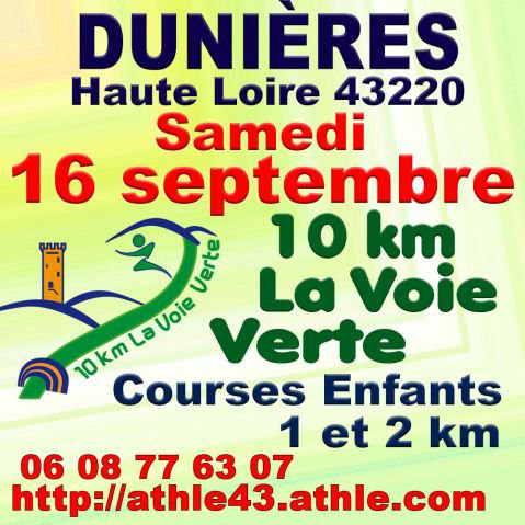 10 km de la voie verte – Dunieres 10 km de la voie verte - Dunieres