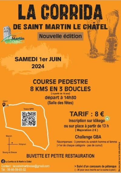 Corrida de Saint Martin le Châtel