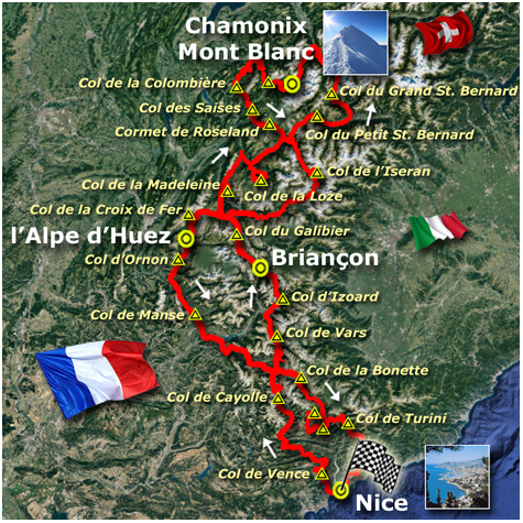 Nice-Mont Blanc-Nice Nice-Mont Blanc-Nice